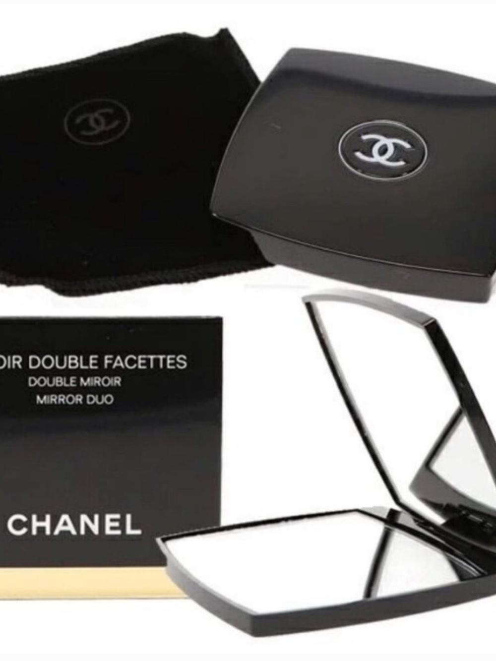 Chanel Miroir Double Facettes Mirror Duo - Black